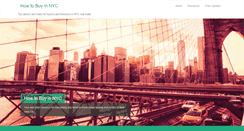 Desktop Screenshot of howtobuyinnyc.com